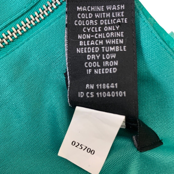 Lane Bryant Dress Women's 14/16 Clip Dot Wrap Look Top Exposed Zip Fairy Wedding - Picture 5 of 7